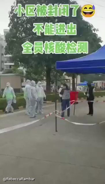 China: Cuangxi province is also affected by a covid-19 outbreak. The Big Garden community in Beihai City undergoes PCR testing after 1 case, which may have originated from the outbreak in Dongxing, December 24, 2021