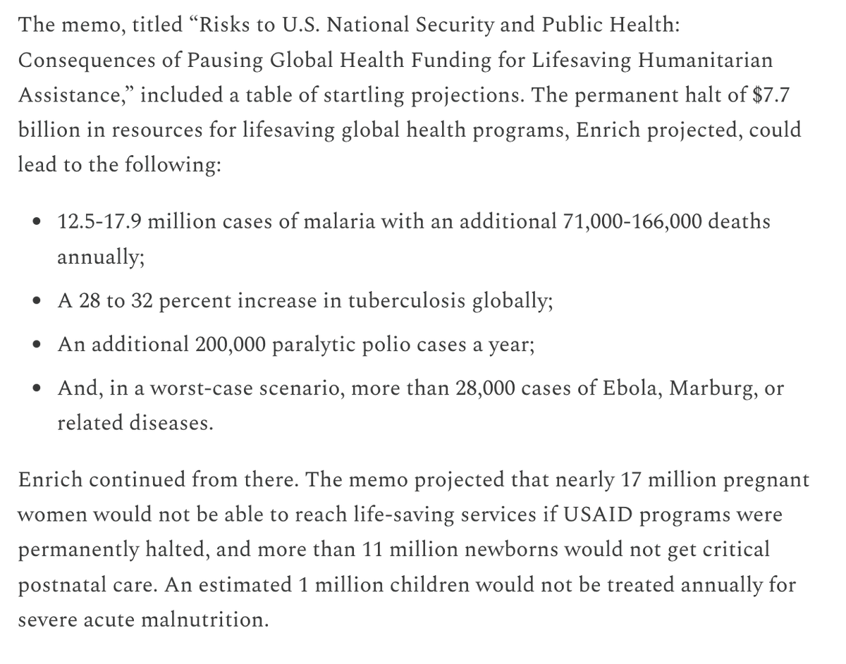 The USAID official put on leave for disseminating two memos about Rubio's failure to push through life-saving foreign aid was in the process of writing a THIRD memo when fired